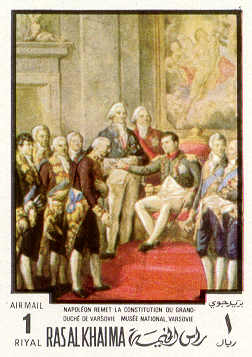 Наполеон провозглашает польскую конституцию
