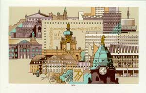 Исторические и современные здания Дрездена
