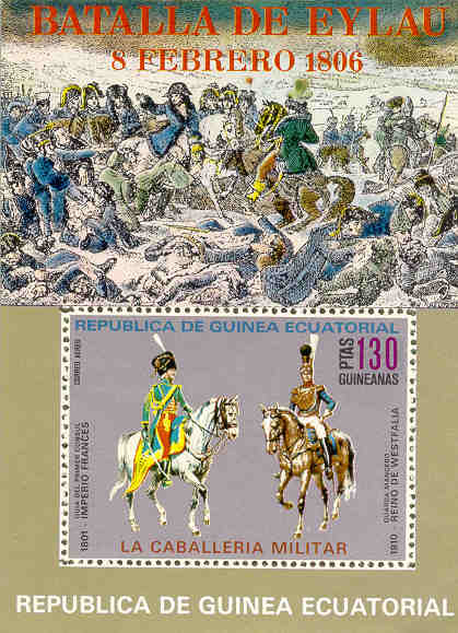 Кавалеристы; Наполеон на поле битвы Эйлау