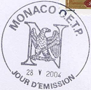 Монако. Императорский Орел и литера N