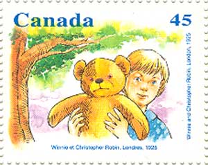 Кристофер Робин с медведем