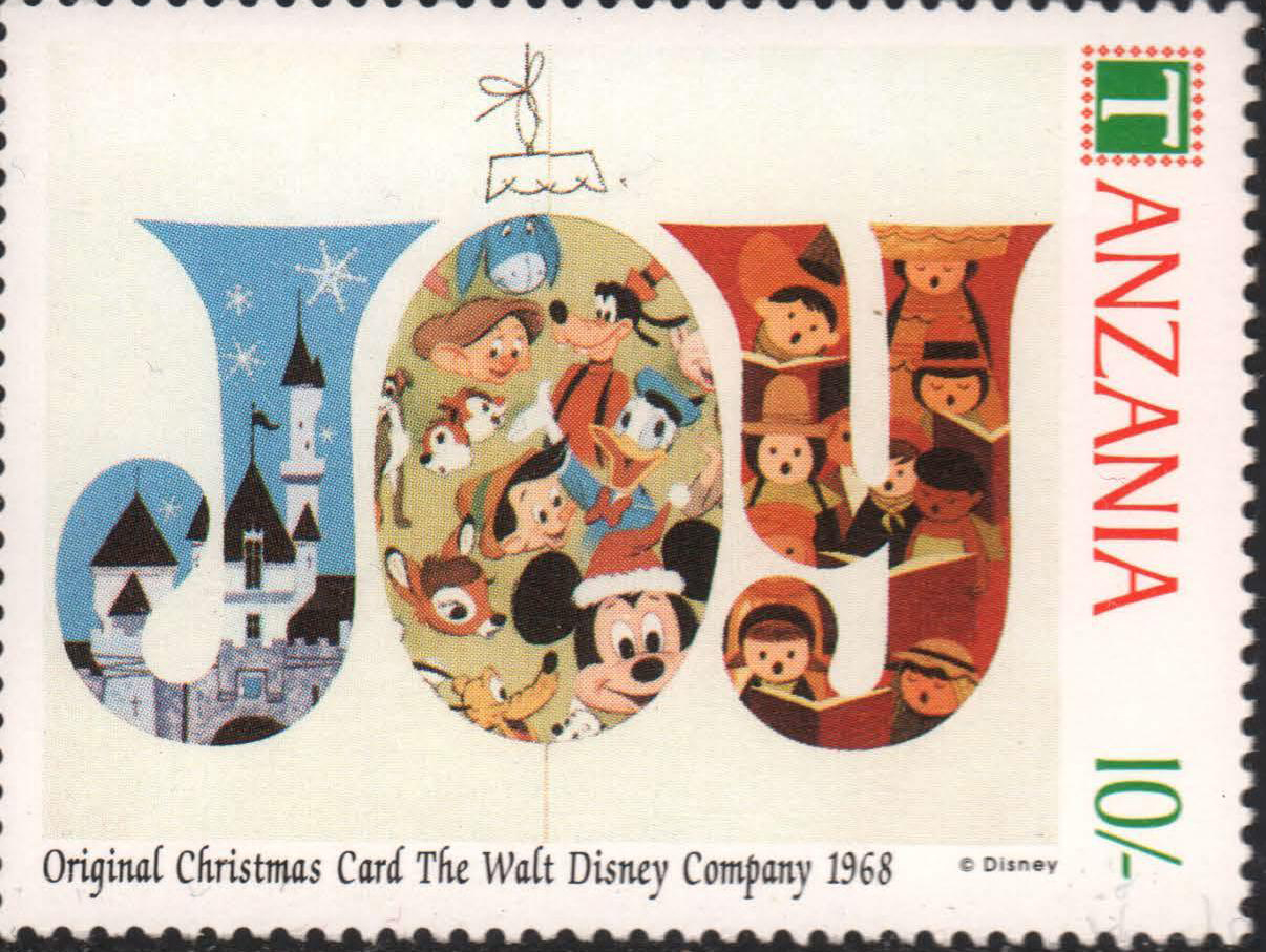 Рождественская открытка 1968