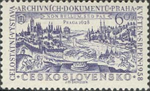 Панорама Праги (1628)
