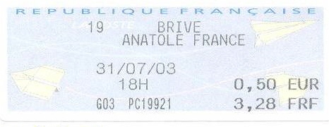 Брив, почтовое отделение Анатоль Франс
